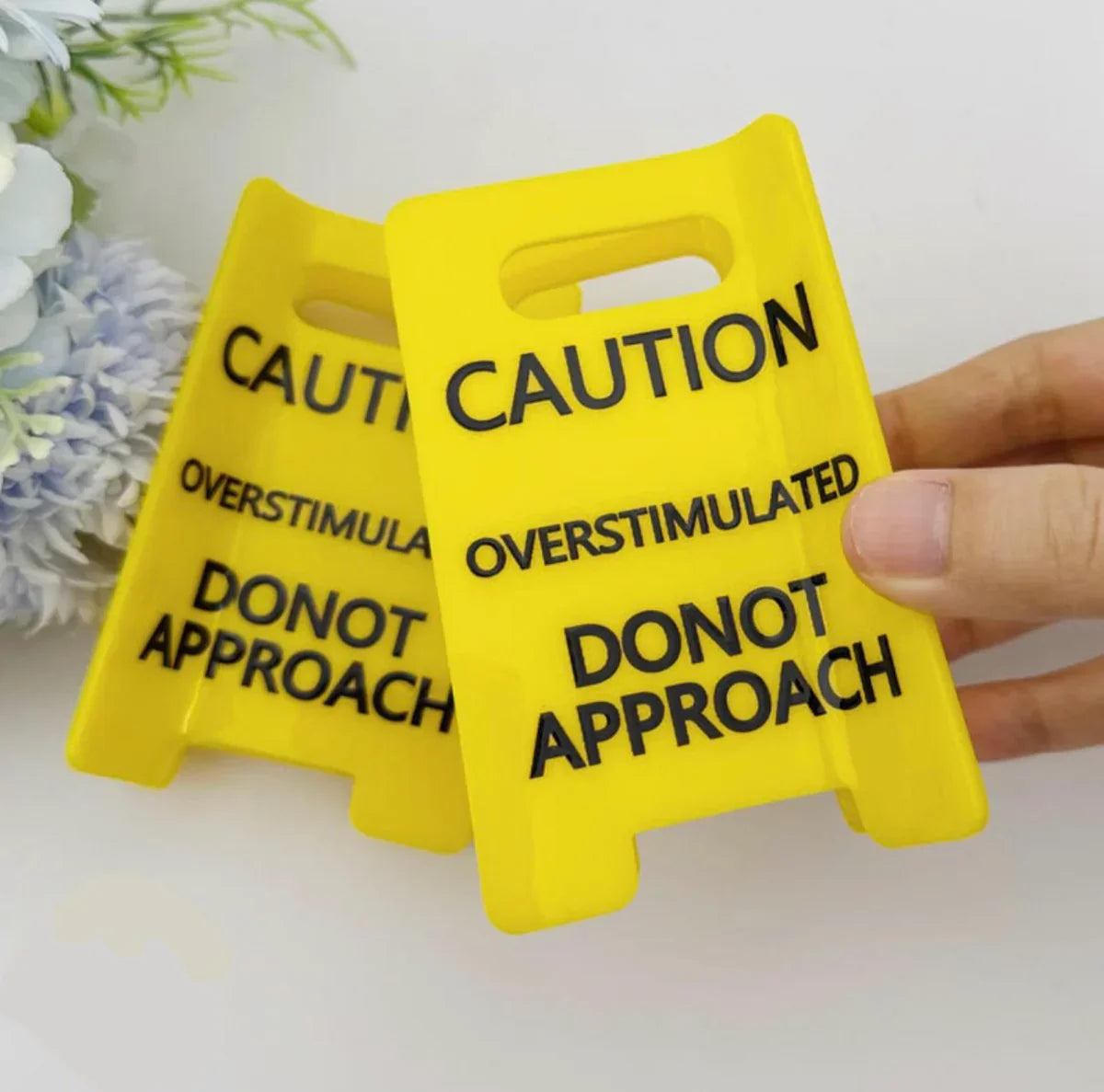 Hilarious Sensory Overload Hair Claw Clip – (2 Pcs)